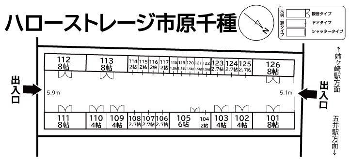 ハローストレージ市原千種の物件画像