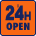 24時間利用可