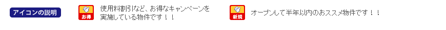 アイコンの説明